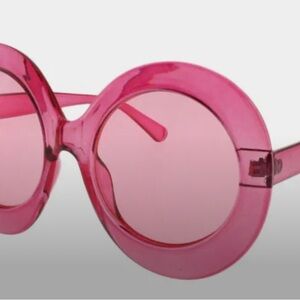 Pink Round Sunglasses